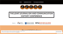 Desktop Screenshot of journalismhistorians.org