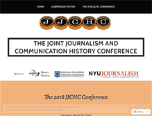 Tablet Screenshot of journalismhistorians.org